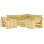 4-piece garden sofa impregnated pine wood 3053193 3053193 - Garden Furniture