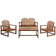 4-piece garden sofa solid acacia wood 44035 44035 - Garden Furniture