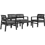 4-piece garden sofa plastic anthracite 276180 276180 - Garden Furniture