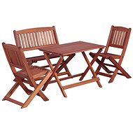4-piece garden dining set for children solid eucalyptus wood 45585 45585 - Garden Furniture