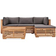 5-piece Garden Sofa with Cushions Solid Teak 3054660 3054660 - Garden Furniture