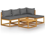 5-piece garden sofa with solid acacia pillow 3057602 3057602 - Garden Furniture