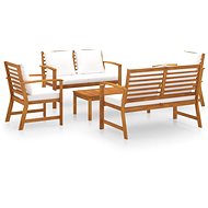 5-piece garden sofa with solid acacia cushion 3057786 3057786 - Garden Furniture