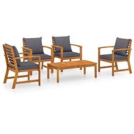 5-piece garden sofa with solid acacia cushion 3057791 3057791 - Garden Furniture