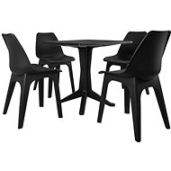 5-piece garden dining set anthracite plastic 276164 276164 - Garden Furniture