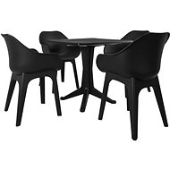 5-piece garden dining set anthracite plastic 276166 276166 - Garden Furniture