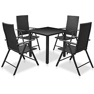 5-piece garden dining set aluminum and polyrattan 42775 42775 - Garden Furniture
