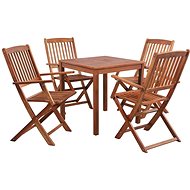 5-piece garden dining set solid acacia wood 44018 44018 - Garden Furniture
