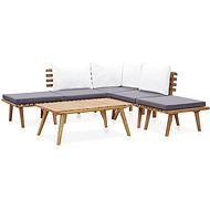 6-piece garden sofa solid acacia wood 46677 46677 - Garden Furniture