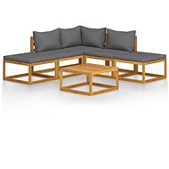 6-piece garden sofa with solid acacia cushions 3057600 3057600 - Garden Furniture