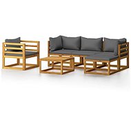 6-piece garden sofa with solid acacia cushions 3057604 3057604 - Garden Furniture