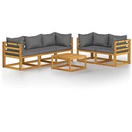 6-piece garden sofa with solid acacia cushions 3057610 3057610 - Garden Furniture