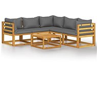 6-piece garden sofa with solid acacia cushions 3057612 3057612 - Garden Furniture