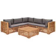 6-piece Garden Sofa with Cushions Solid Teak 3054661 3054661 - Garden Furniture