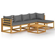 6-piece garden sofa with solid acacia pillow 3057605 3057605 - Garden Furniture