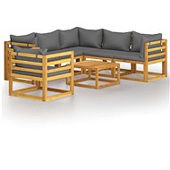 7-piece garden sofa with solid acacia cushions 3057613 3057613 - Garden Furniture