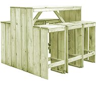 7-piece garden dining set impregnated pine 44901 44901 - Garden Furniture