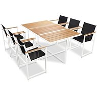 7-piece garden dining set with WPC table top aluminum 42807 42807 - Garden Furniture