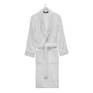 Soft Cotton Modal Deluxe unisex bathrobe, white, S - Bathrobe