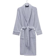 Soft Cotton Modal Deluxe unisex bathrobe, light blue - Bathrobe