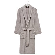 Soft Cotton Modal Deluxe unisex bathrobe, light grey - Bathrobe