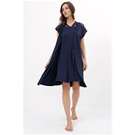 Luisa Moretti Women's bamboo bathrobe Erin, dark blue, M - Bathrobe