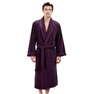 Soft Cotton - Men's bathrobe Lord, purple - Bathrobe