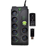 SOLID 918J USB master black 2m - Surge Protector 