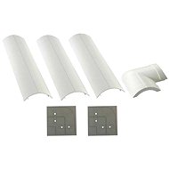  SOLID Max - shaped plastic strips 405 x 109 mm, 3 pcs  - Cable Holder Set 