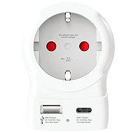 SKROSS USB A+C 20W to USA, type B - Travel Adapter