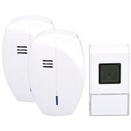 Solight Wireless Doorbell, Socket, 120m, White, Learning Code (1L56DZ) - Doorbell