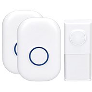 Solight Wireless Doorbell, Socket, 120m, White, Learning Code (1L54DZ) - Doorbell