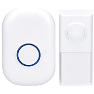 Solight Wireless Doorbell, Socket, 120m, White, Learning Code (1L54) - Doorbell