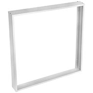 Solight aluminium silver frame for installation of 595x595mm LED panels on ceilings and walls, heigh - Small Frame