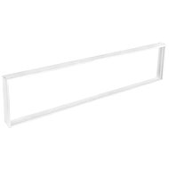 Solight aluminium white frame for installation of 295x1195mm LED panels on ceilings and walls, heigh - Small Frame