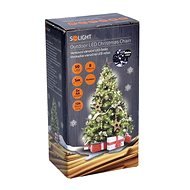 Solight LED Outdoor-Kette 50 LED - kaltes Weiß - Weihnachtsbeleuchtung