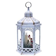Solight LED Christmas lantern, white, 33cm, 3x LED candle, 3x AAA - Lantern