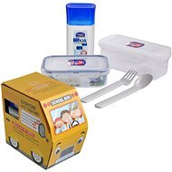 Lock&Lock  "School Bus" Set of Containers + Bottle - Food Container Set