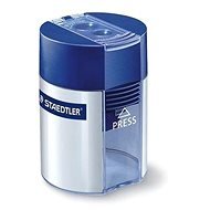 STAEDTLER 2-hole Tub Pencil Sharpener, Blue - Pencil Sharpener