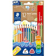 STAEDTLER Noris Jumbo triangular, 10+2 colours - Coloured Pencils