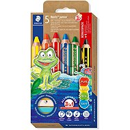 STAEDTLER Noris junior jumbo 3 in 1 - 5 colours with pencil and pencil sharpener - Coloured Pencils