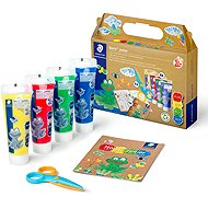 STAEDTLER set of 4 finger paints, colouring pencils and scissors - Creative Kit