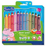 STAEDTLER Peppa Pig Noris junior jumbo 3 v 1, 12 barev - Coloured Pencils