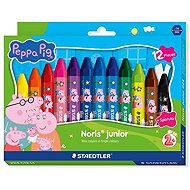 STAEDTLER Peppa Pig Noris junior jumbo, 12 colours - Wax Crayons