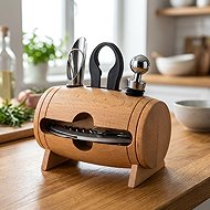 Sortland Wine set in original stand - 4 pieces - Wine Set