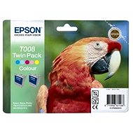 Epson T008 Twin pack color - Cartridge