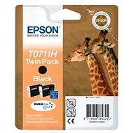 Epson T0711H Dual pack Black - Cartridge