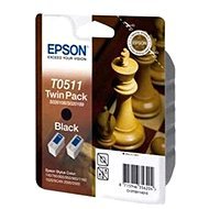Epson T0511 Twin pack Black - Cartridge
