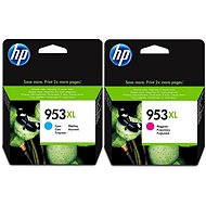 HP F6U16AE + F6U17AE No. 953XL Cyan + Magenta - Cartridge