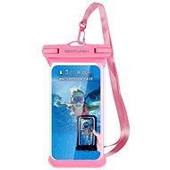 Seaflash vodoodolné TPU puzdro pre smartfón do 6,5" ružové - Puzdro na mobil